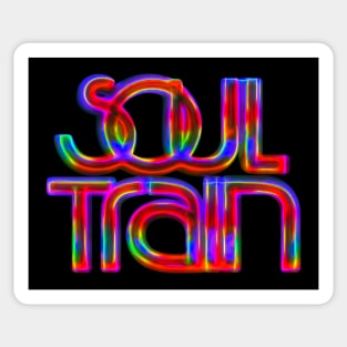 Soul Train-Neon Glow Style Sticker